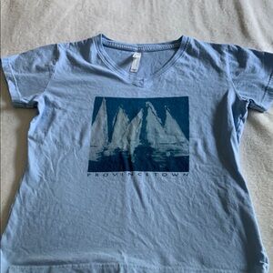 Women’s Provincetown Sailboat Design tee